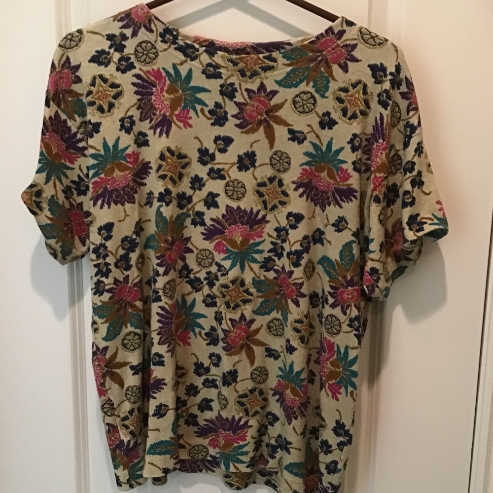 Ruff Hewn Women’s Jewel Tone Floral Top